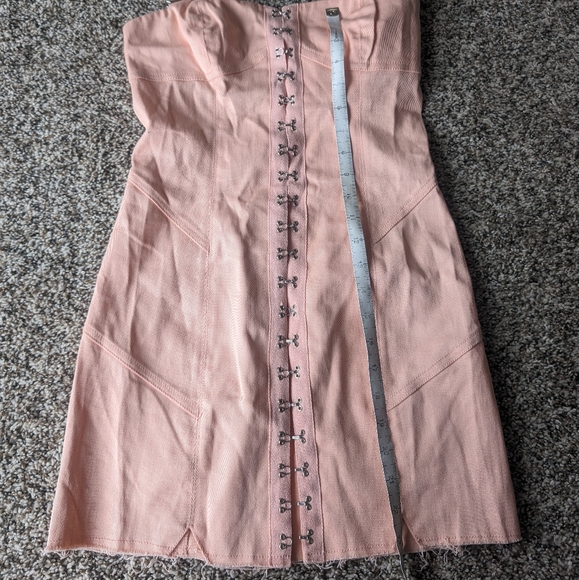 For Love & Lemons Peach Monika Hook Front Dress - Picture 12 of 15